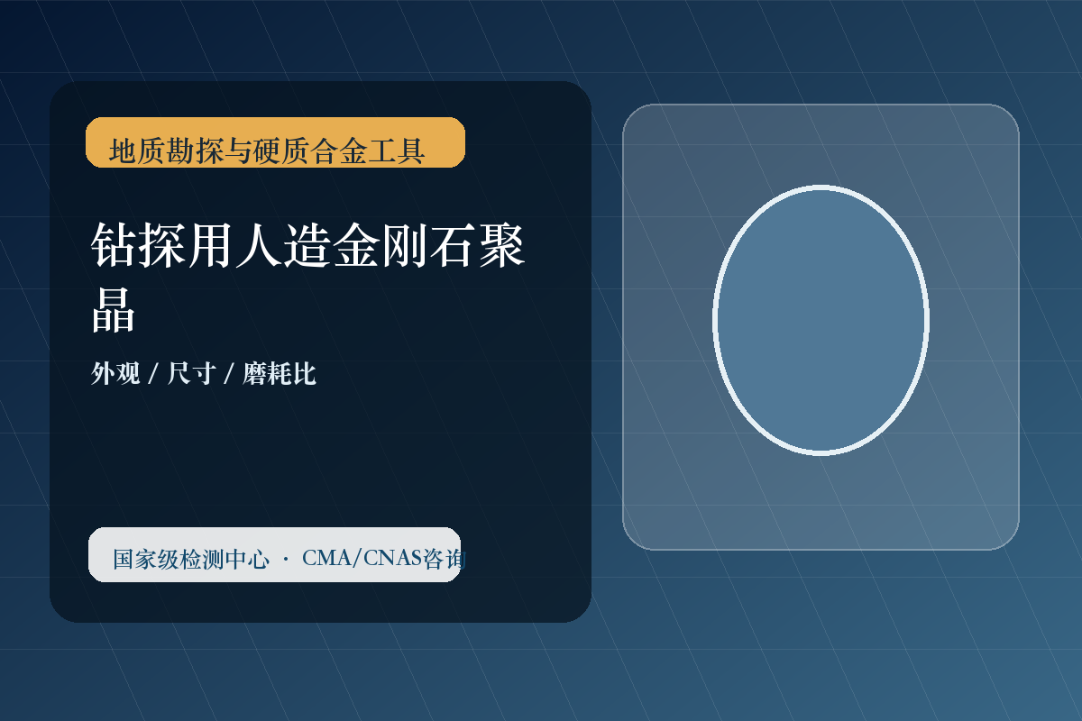 钻探用人造金刚石聚晶