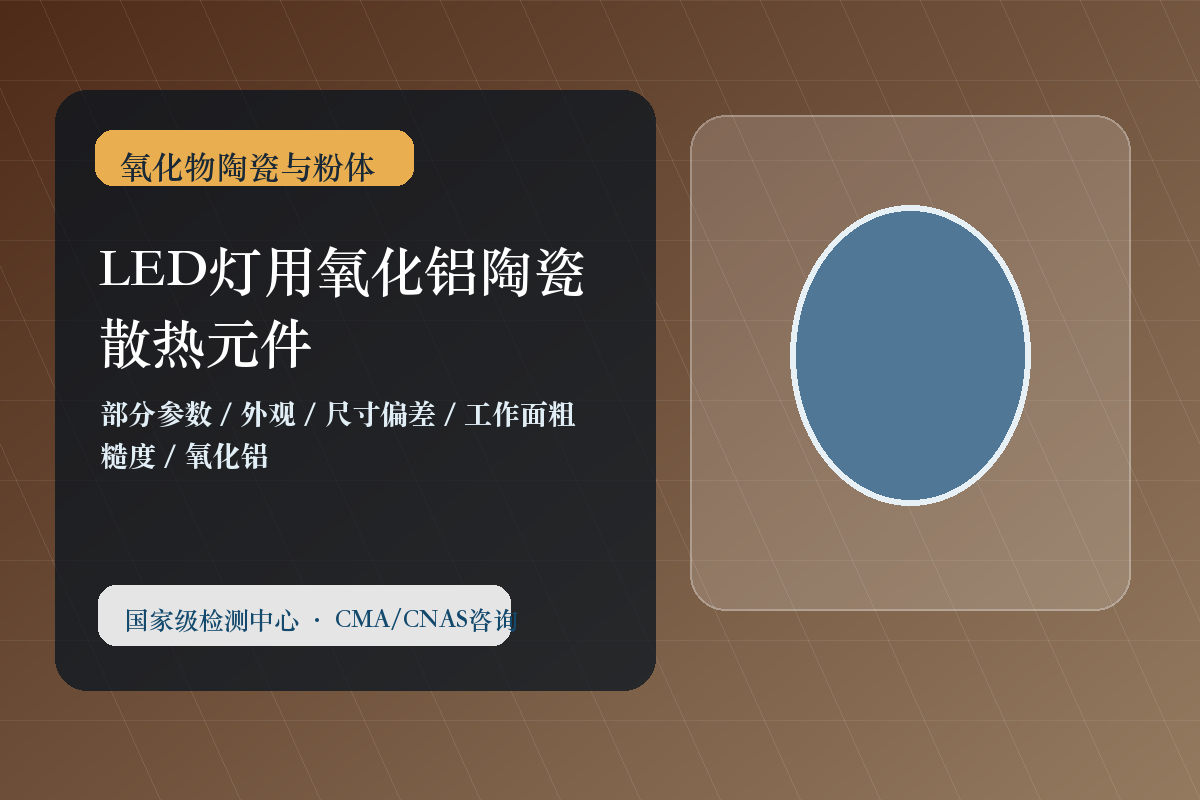 LED灯用氧化铝陶瓷散热元件