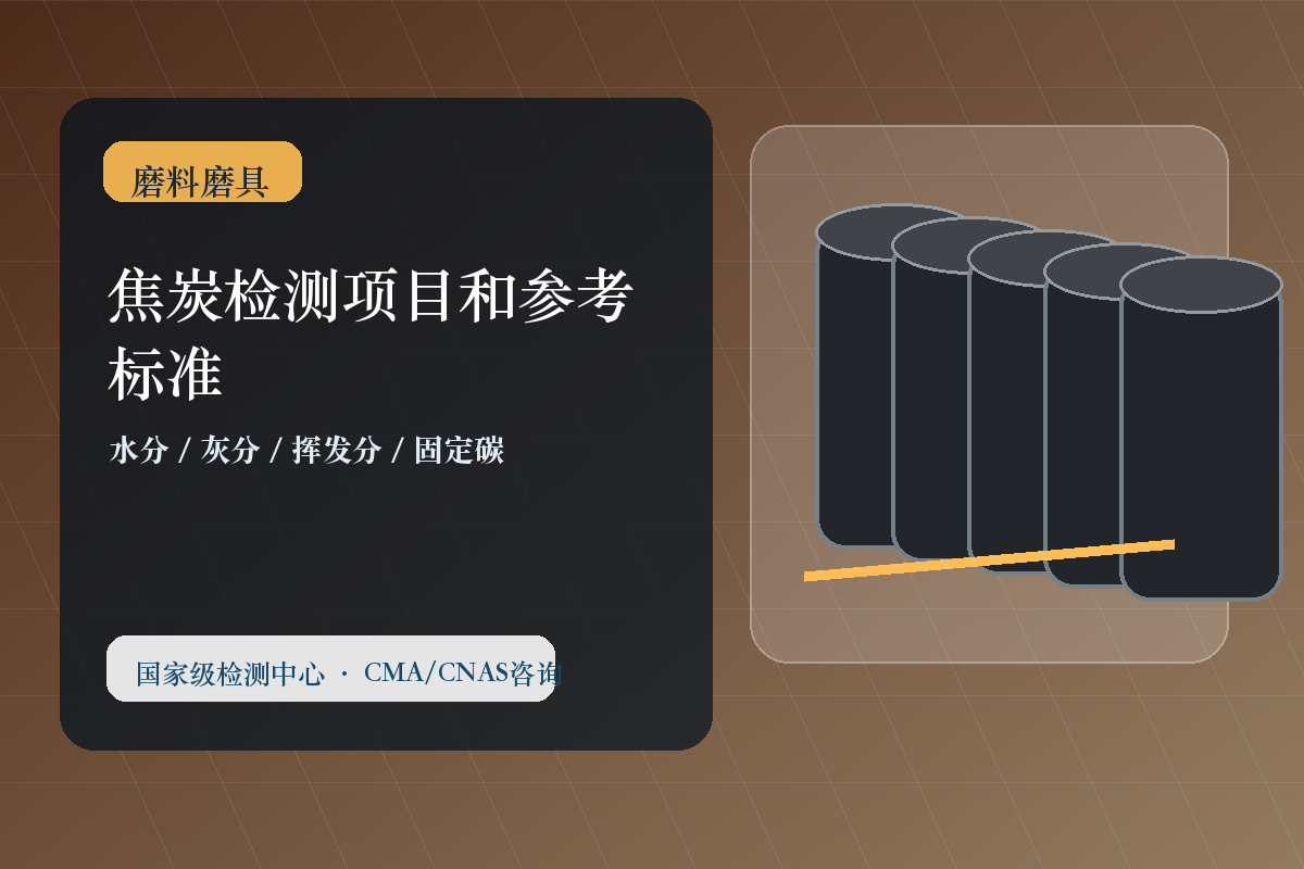 焦炭检测项目和参考标准