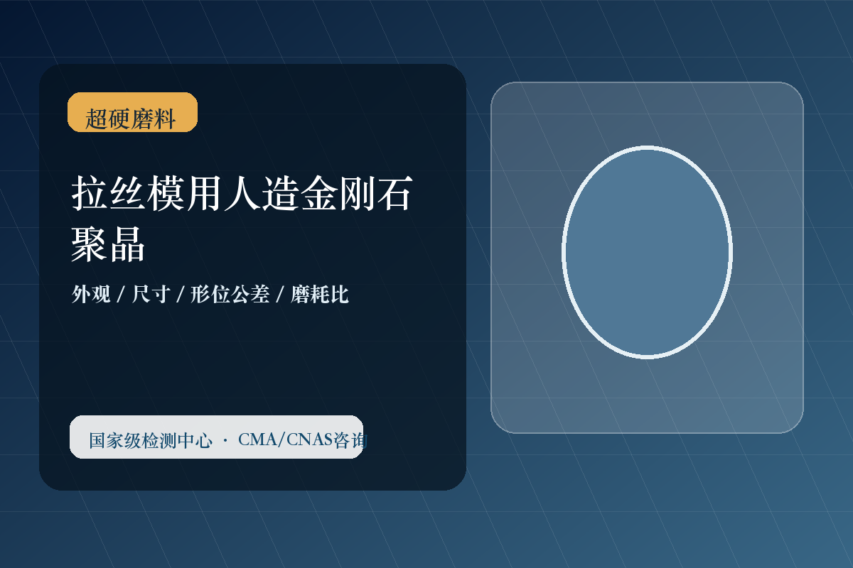 拉丝模用人造金刚石聚晶