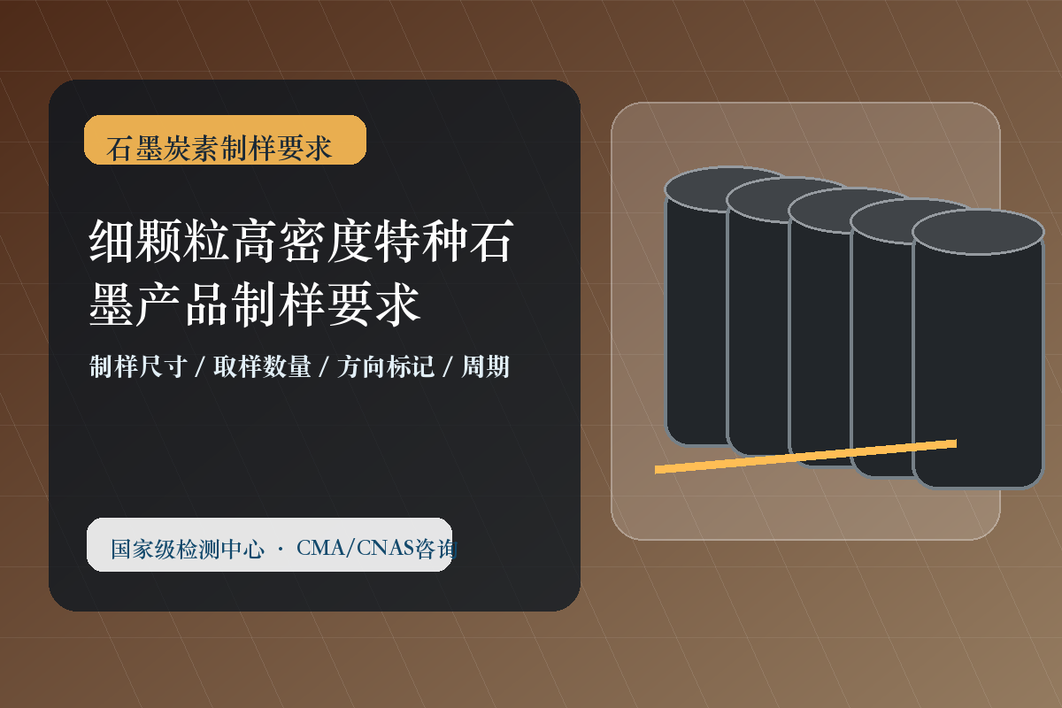 细颗粒高密度特种石墨产品制样要求