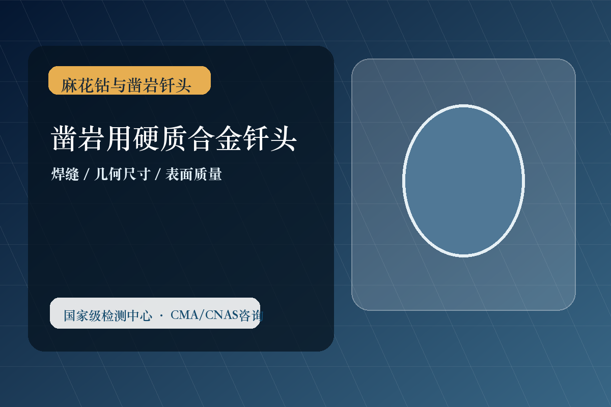 凿岩用硬质合金钎头