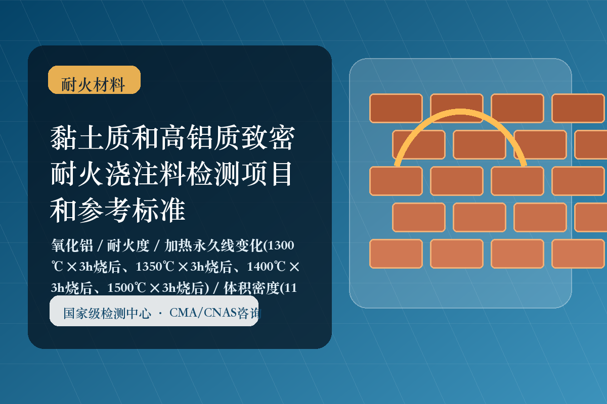 黏土质和高铝质致密耐火浇注料