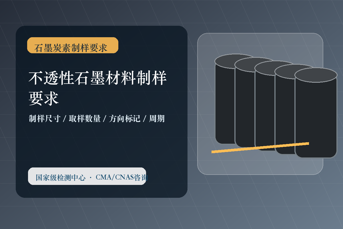不透性石墨材料制样要求