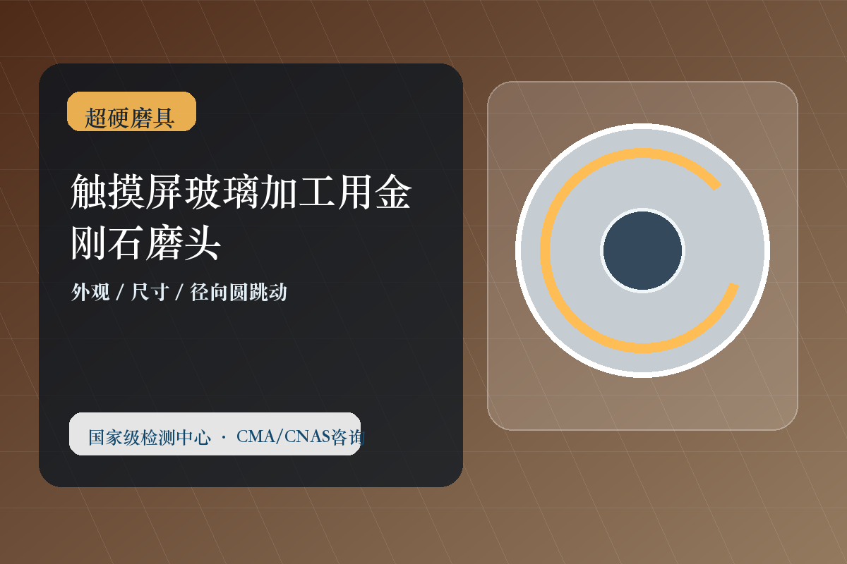 触摸屏玻璃加工用金刚石磨头