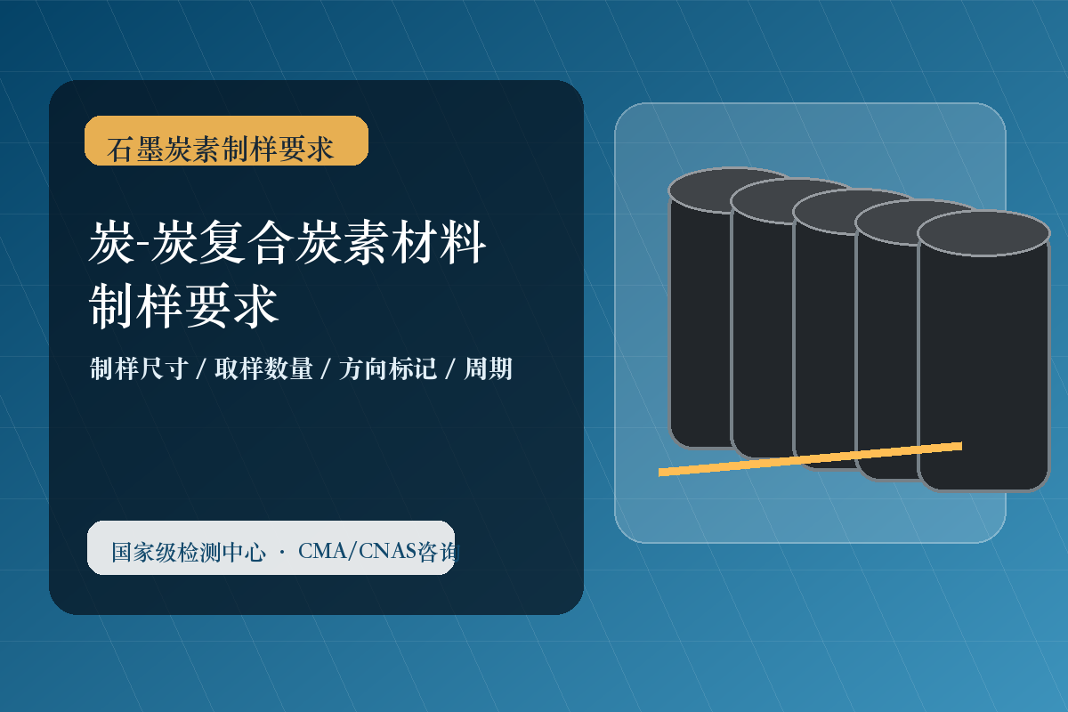 炭-炭复合炭素材料制样要求