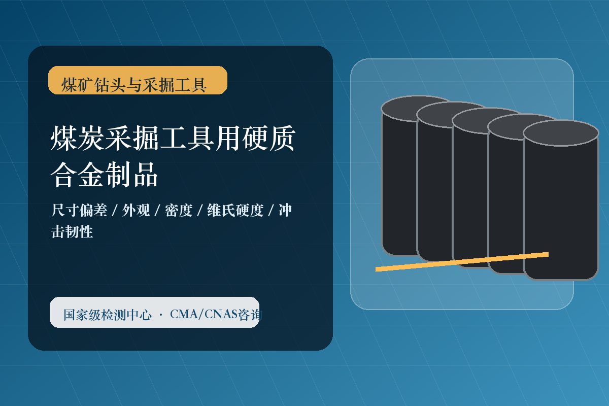 煤炭采掘工具用硬质合金制品