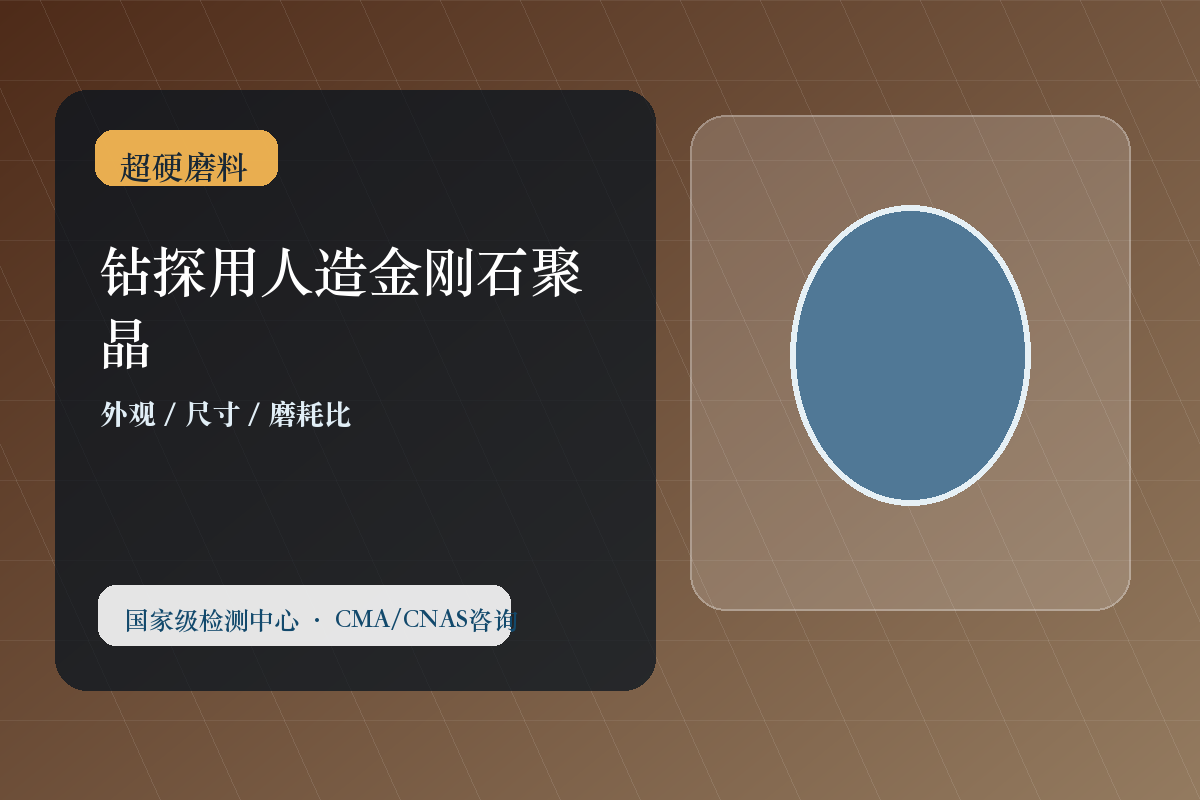钻探用人造金刚石聚晶