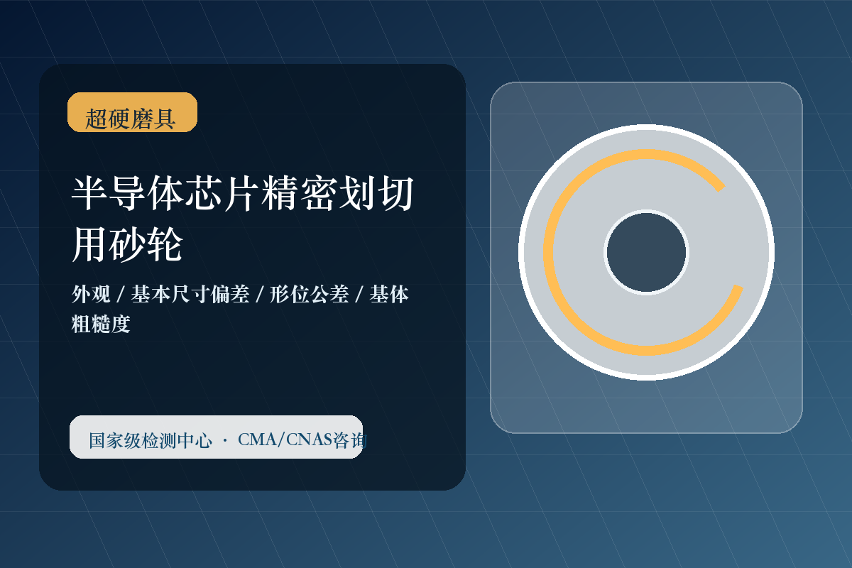 半导体芯片精密划切用砂轮