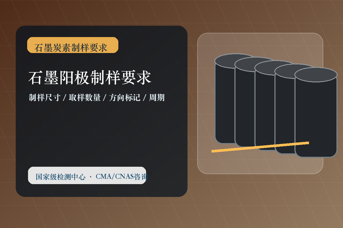 石墨阳极制样要求