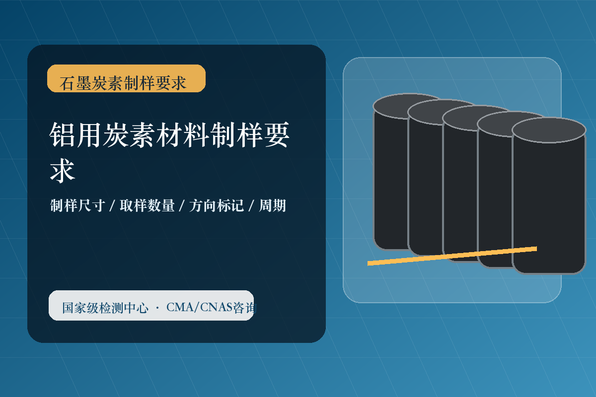 铝用炭素材料制样要求