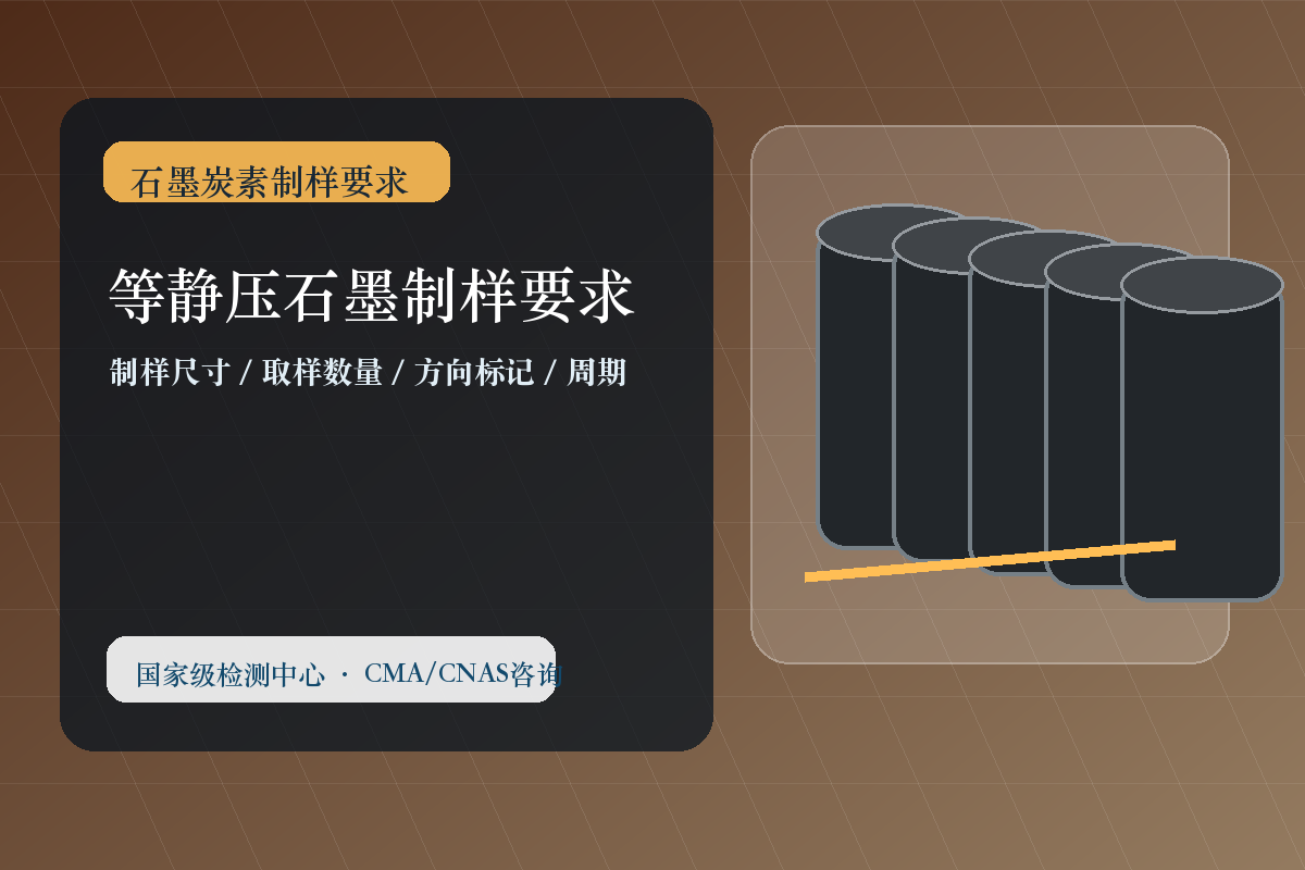 等静压石墨制样要求
