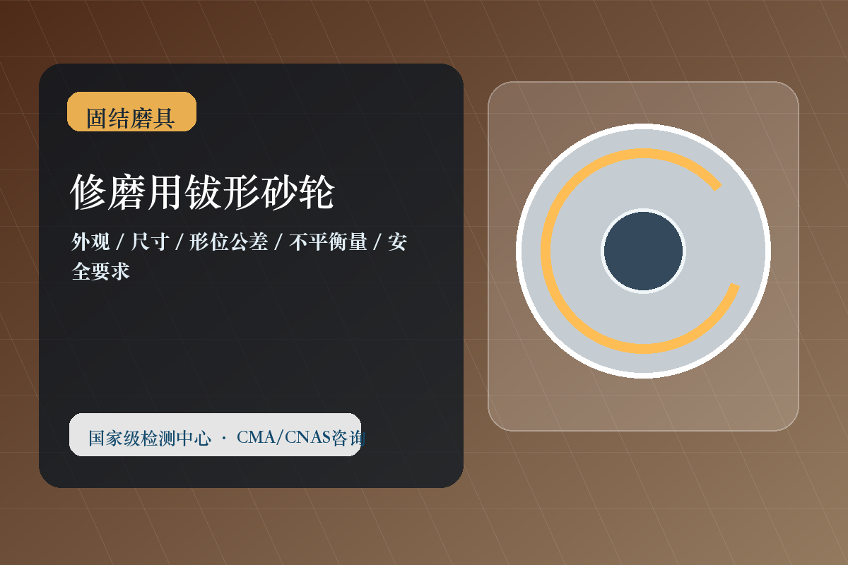修磨用钹形砂轮